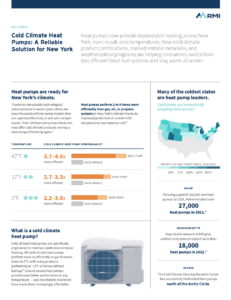 Cold Climate Heat Pumps: A Reliable Solution for New York